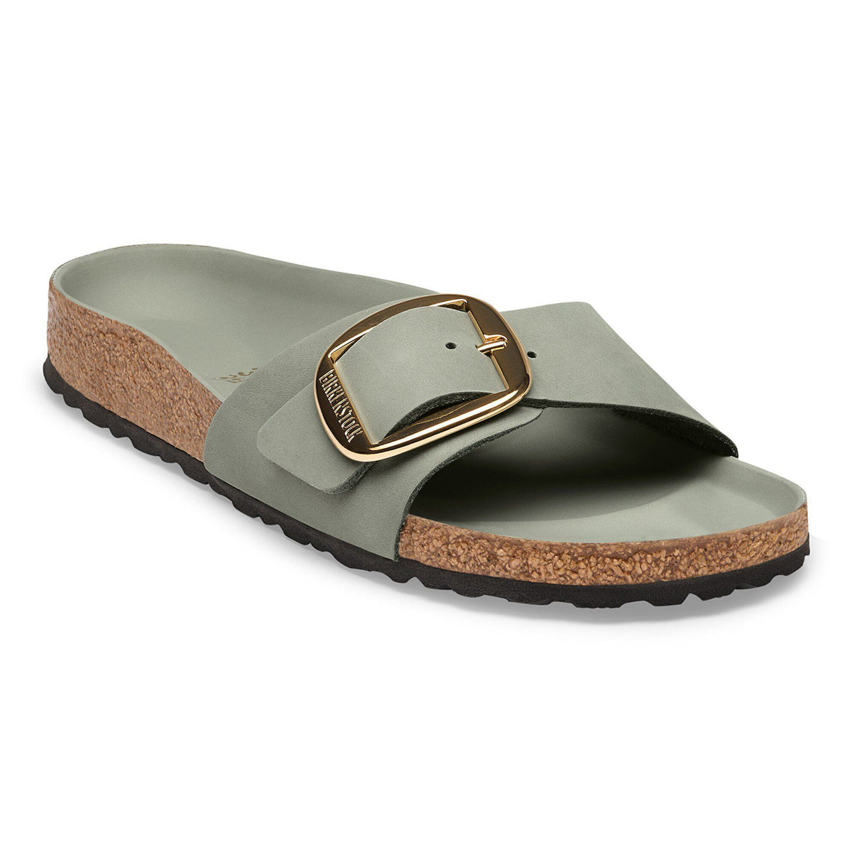 Madrid Big Buckle Oiled Leather in Color Pure Sage | Birkenstock