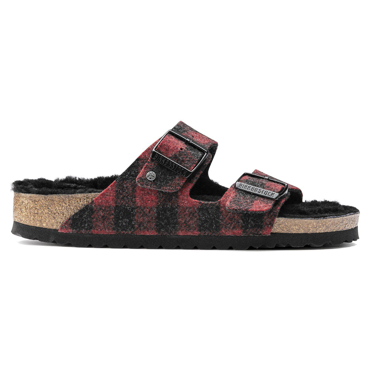 Arizona Shearling Wool in Color Plaid Red | Birkenstock