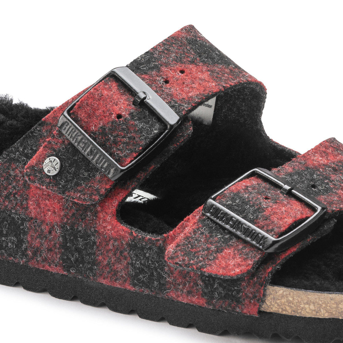 Arizona Shearling Wool in Color Plaid Red | Birkenstock