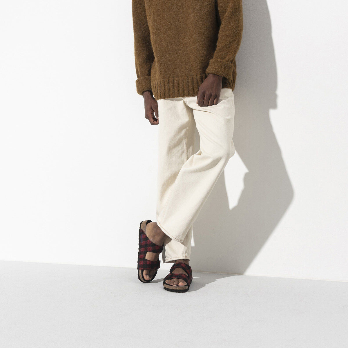 Arizona Shearling Wool in Color Plaid Red | Birkenstock