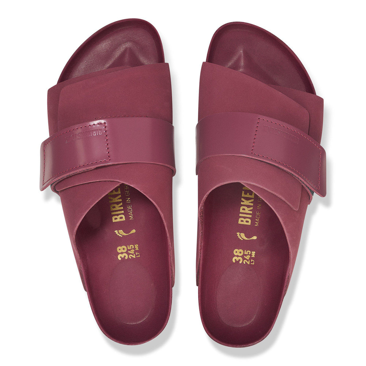 Kyoto Nubuck Leather in Color Berry Crush | Birkenstock