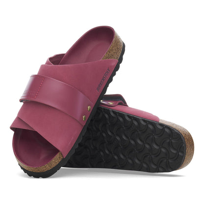 Kyoto Nubuck Leather in Color Berry Crush | Birkenstock