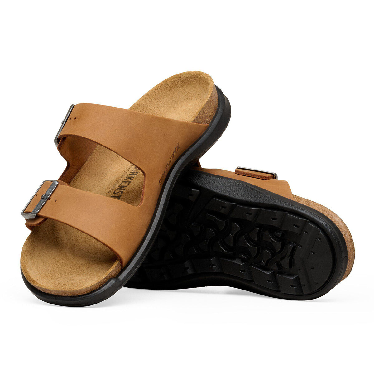 Arizona Crosstown Women Oiled Leather in Color Cognac | Birkenstock