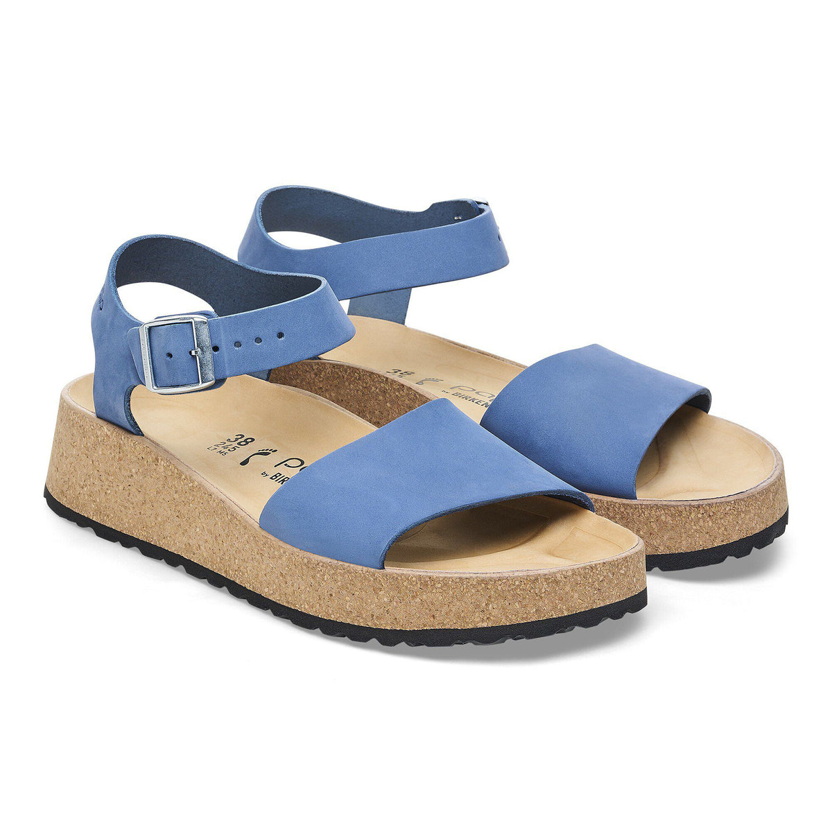 Glenda Nubuck Leather in Color Elemental Blue | Birkenstock