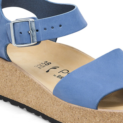 Glenda Nubuck Leather in Color Elemental Blue | Birkenstock
