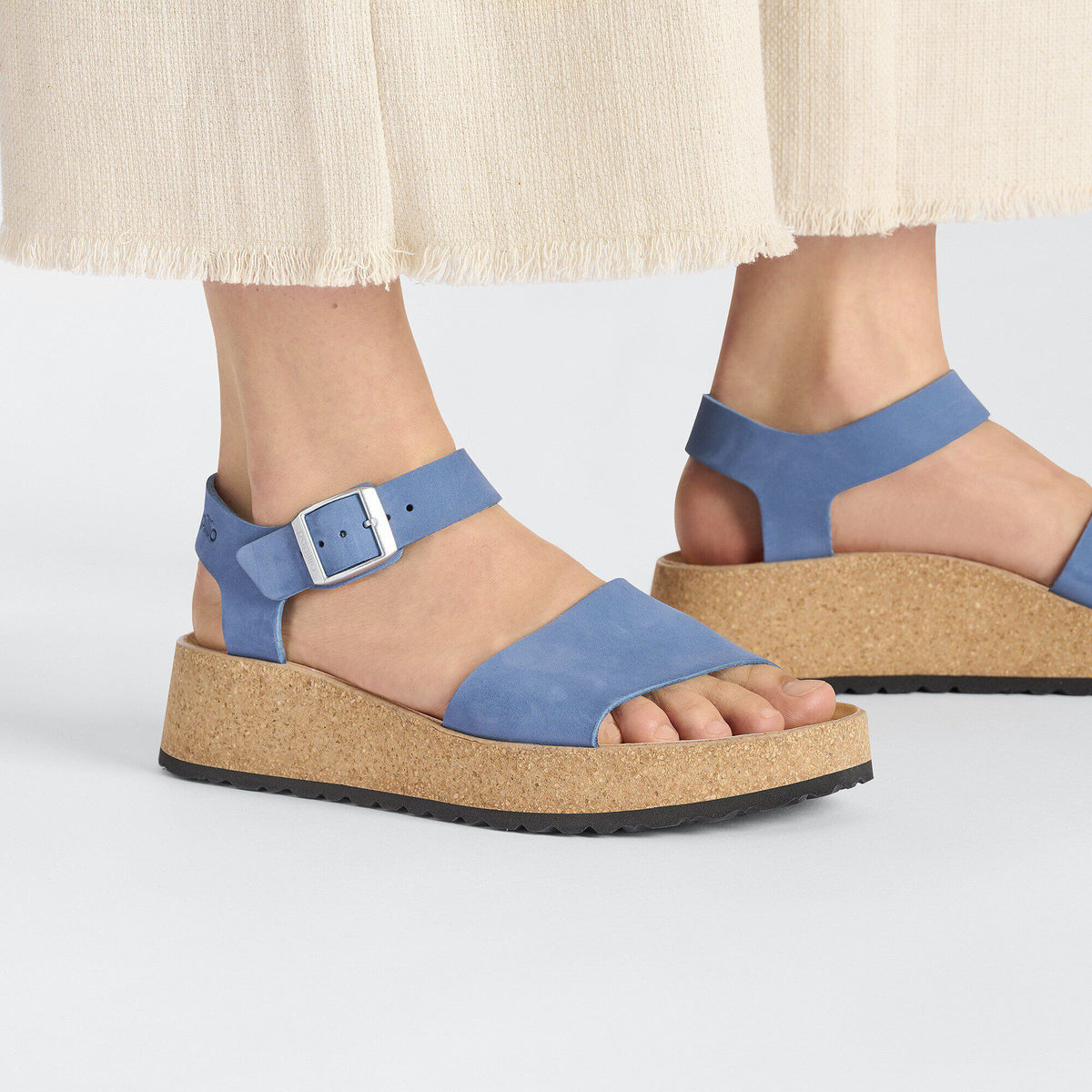 Glenda Nubuck Leather in Color Elemental Blue | Birkenstock