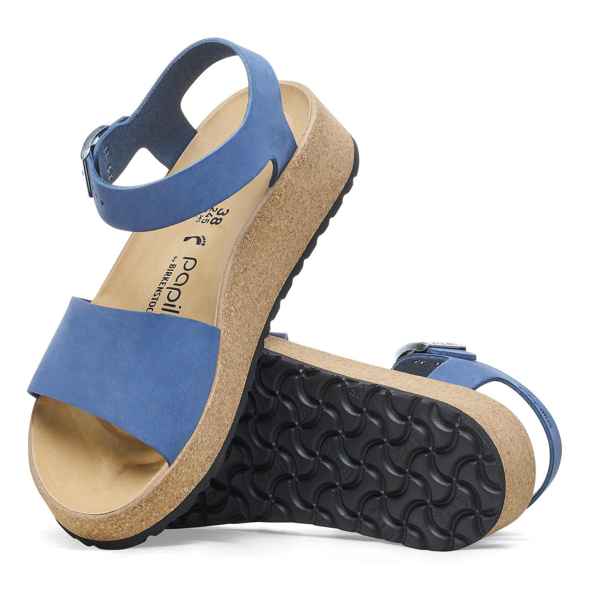 Glenda Nubuck Leather in Color Elemental Blue | Birkenstock