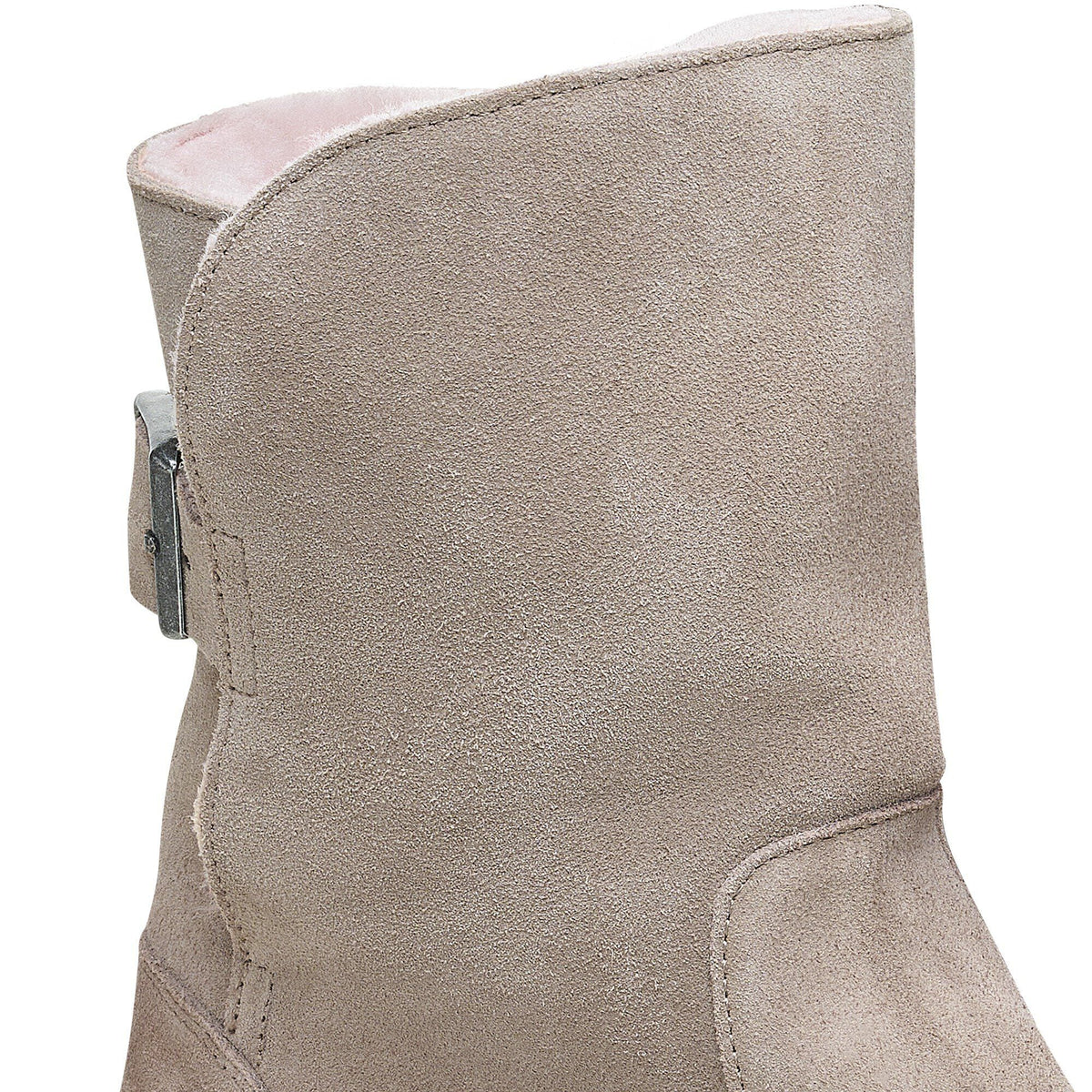 Uppsala Shearling Suede Leather in Color Gray Taupe | Birkenstock