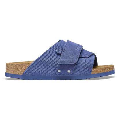 Kyoto Suede Embossed in Color Corduroy Indigo | Birkenstock