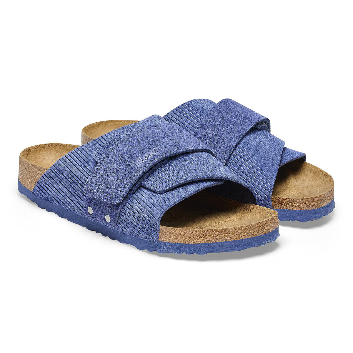 Kyoto Suede Embossed in Color Corduroy Indigo | Birkenstock