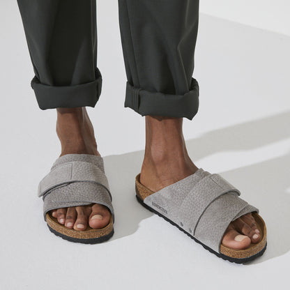 Kyoto Nubuck Leather in Color Desert Buck Whale Gray | Birkenstock