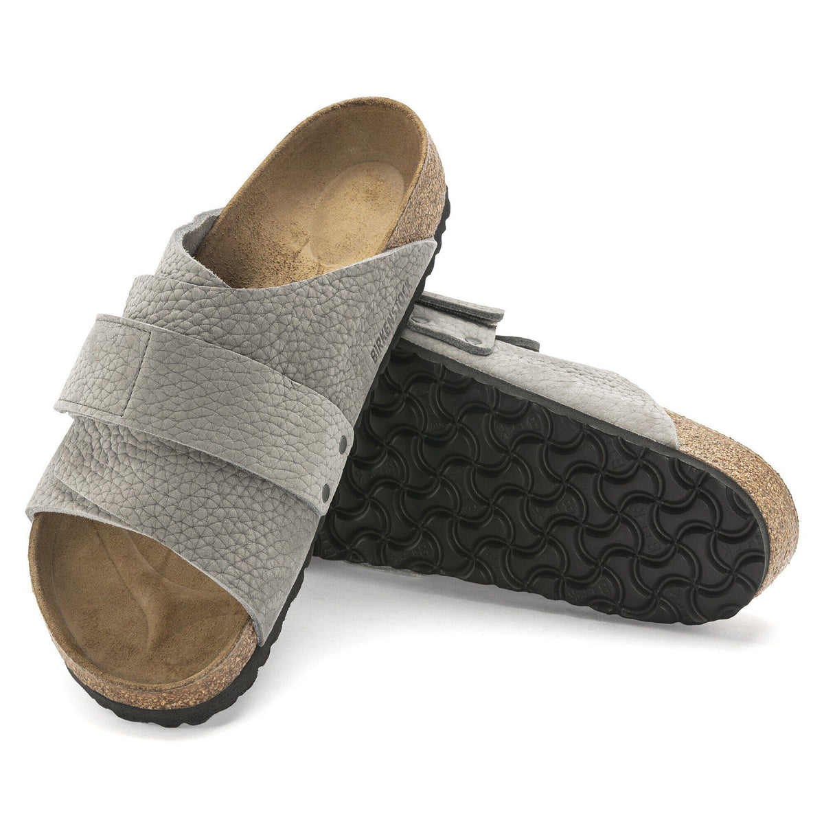 Kyoto Nubuck Leather in Color Desert Buck Whale Gray | Birkenstock