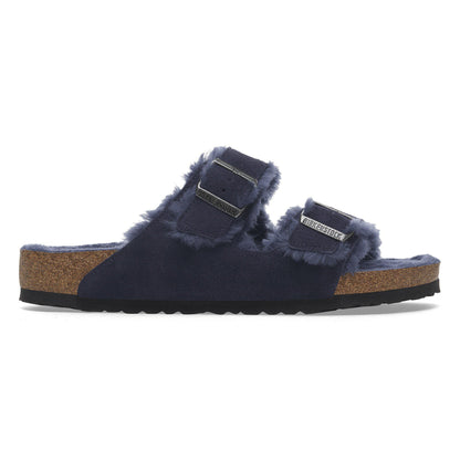 Arizona Shearling Suede Leather in Color Midnight Blue | Birkenstock