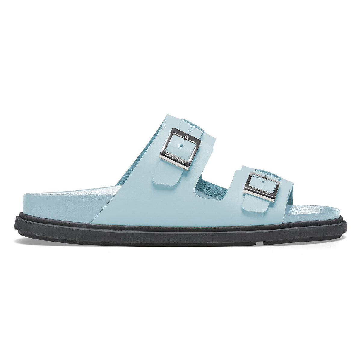 St Barths Leather in Color Mineral Blue | Birkenstock