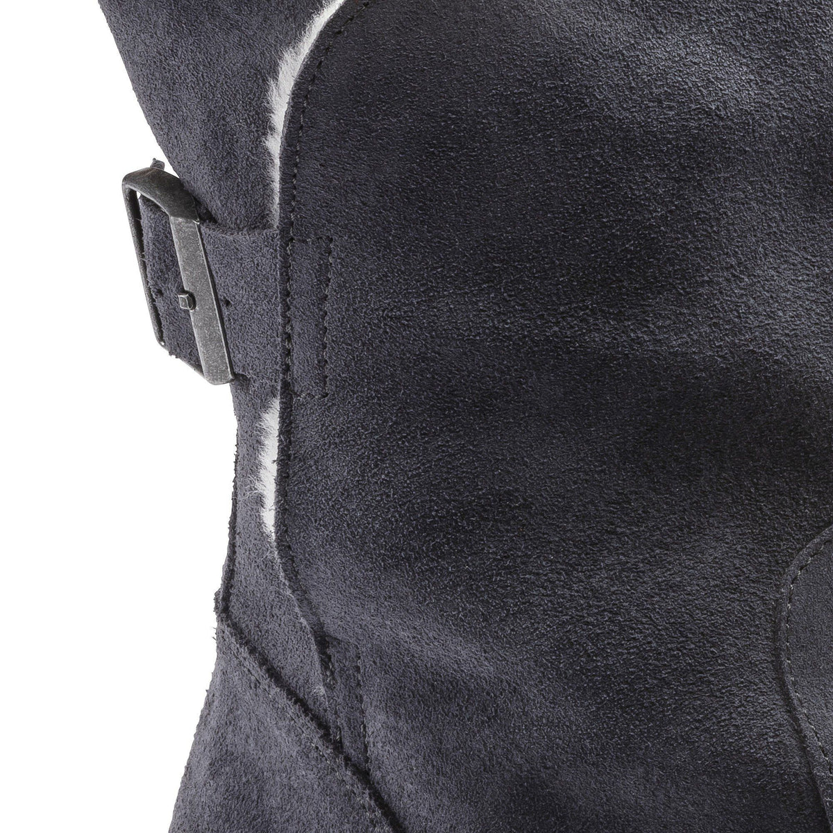Uppsala Shearling Suede Leather in Color Graphite | Birkenstock