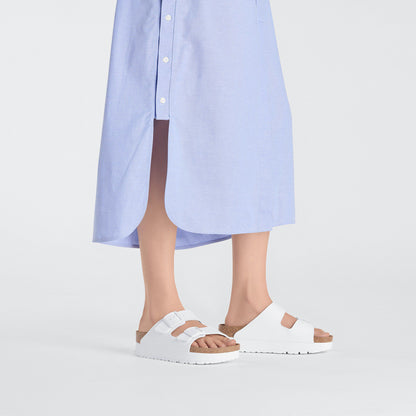 Arizona Flex Platform Birko-Flor in Color White | Birkenstock