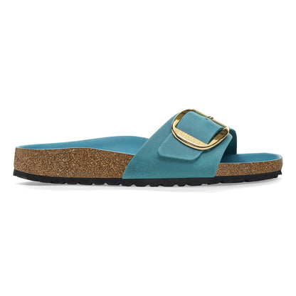 Madrid Big Buckle Oiled Leather in Color Biscay Bay | Birkenstock