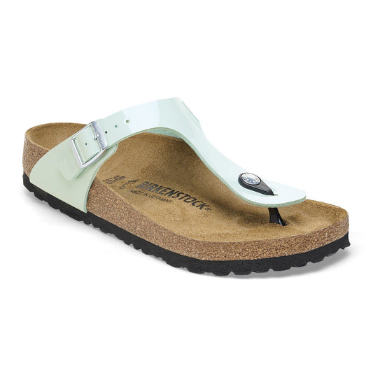 Gizeh Birko-Flor Patent in Color Patent Surf Green | Birkenstock