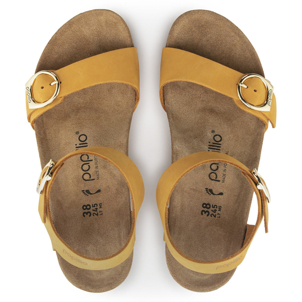 Soley Nubuck Leather in Color Apricot | Birkenstock