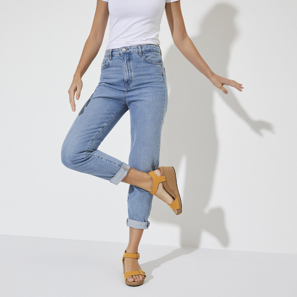 Soley Nubuck Leather in Color Apricot | Birkenstock