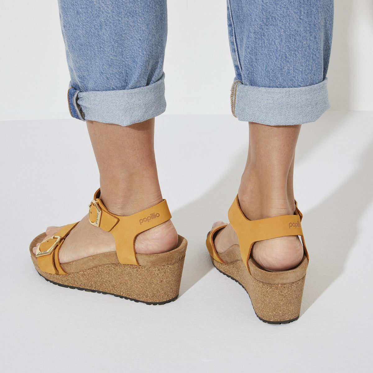 Soley Nubuck Leather in Color Apricot | Birkenstock