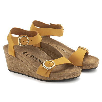 Soley Nubuck Leather in Color Apricot | Birkenstock