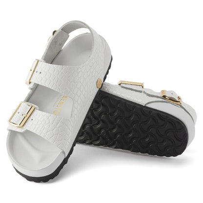 Milano Embossed Leather in Color Emboss white | Birkenstock