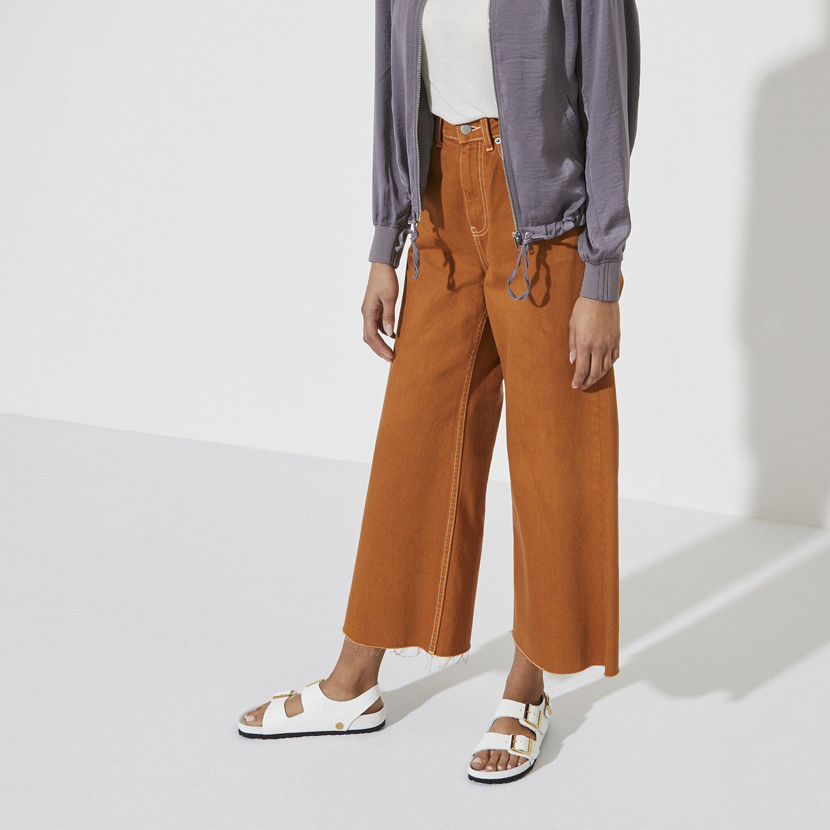 Milano Embossed Leather in Color Emboss white | Birkenstock