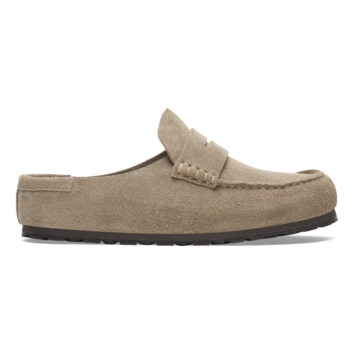 Naples Wrapped Suede Leather in Color Taupe | Birkenstock