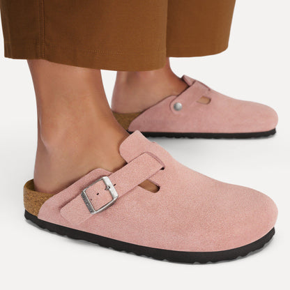 Boston Suede Leather in Color Pink Clay | Birkenstock