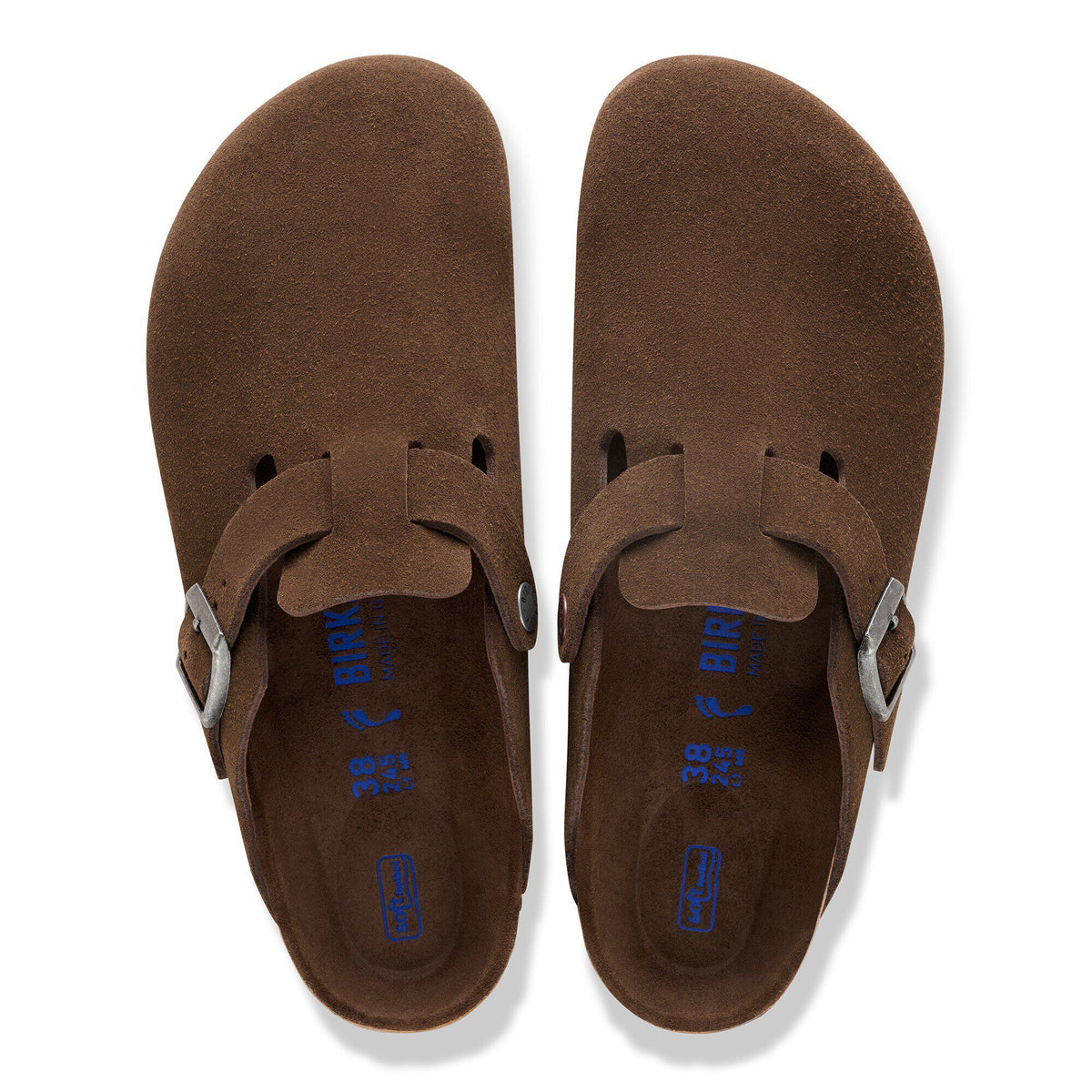 Boston Soft Footbed Suede Leather in Color Carafe | Birkenstock