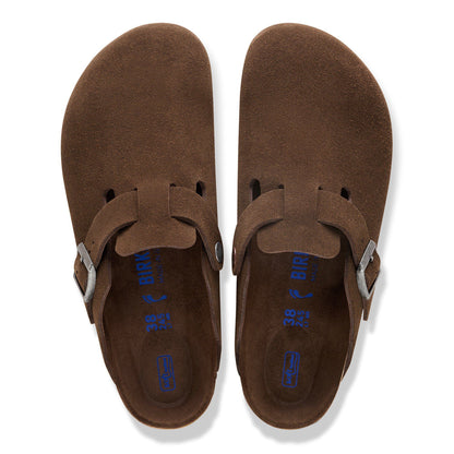 Boston Soft Footbed Suede Leather in Color Carafe | Birkenstock
