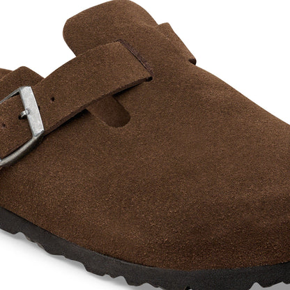 Boston Soft Footbed Suede Leather in Color Carafe | Birkenstock