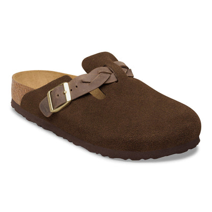 Boston Braided Suede Leather in Color Carafe | Birkenstock