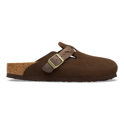 Boston Braided Suede Leather in Color Carafe | Birkenstock