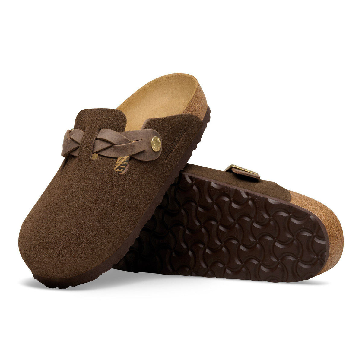 Boston Braided Suede Leather in Color Carafe | Birkenstock