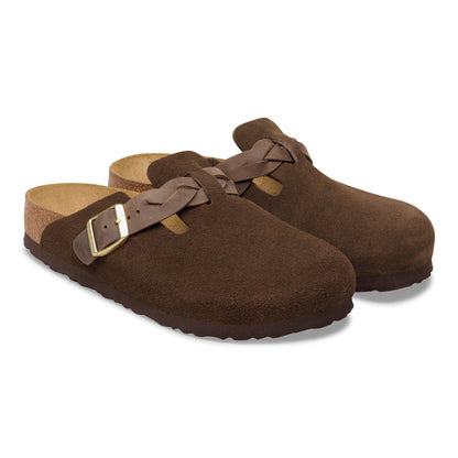 Boston Braided Suede Leather in Color Carafe | Birkenstock