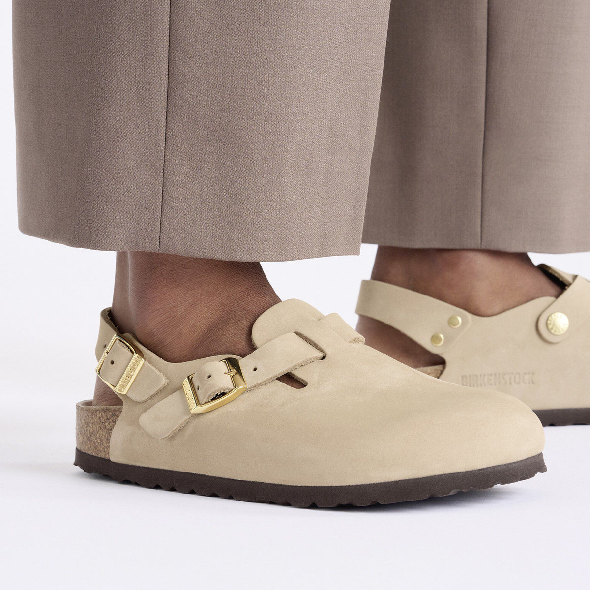 Tokio Nubuck Leather in Color Sandcastle | Birkenstock