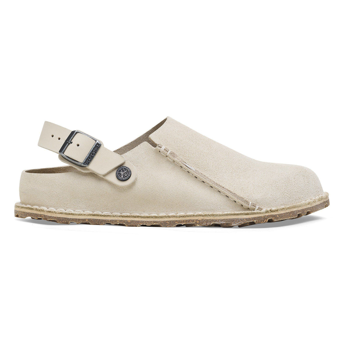 Lutry Premium Suede Suede Leather in Color Eggshell | Birkenstock