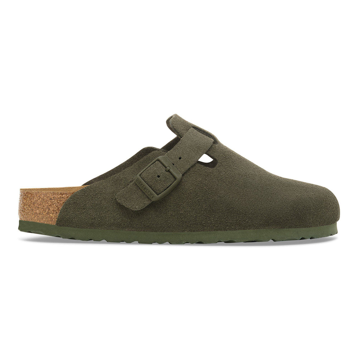 Boston Suede Leather in Color Thyme | Birkenstock