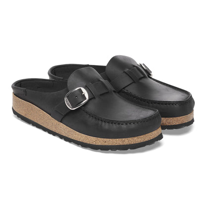 Buckley Oiled Leather in Color Black | Birkenstock