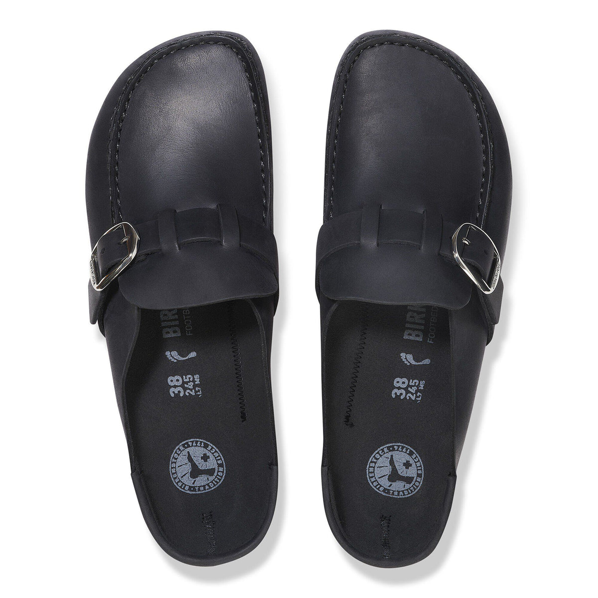 Buckley Oiled Leather in Color Black | Birkenstock