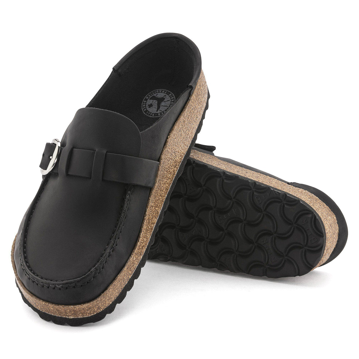 Buckley Oiled Leather in Color Black | Birkenstock