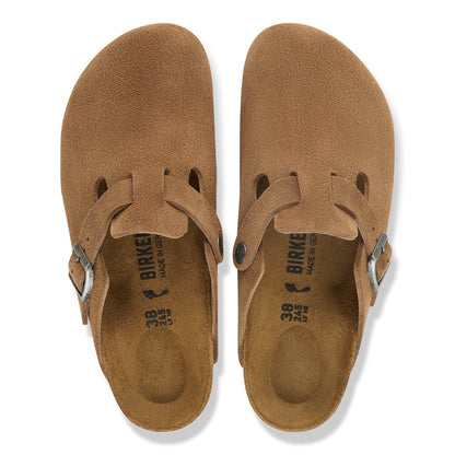 Boston Suede Leather in Color Dark Tea | Birkenstock