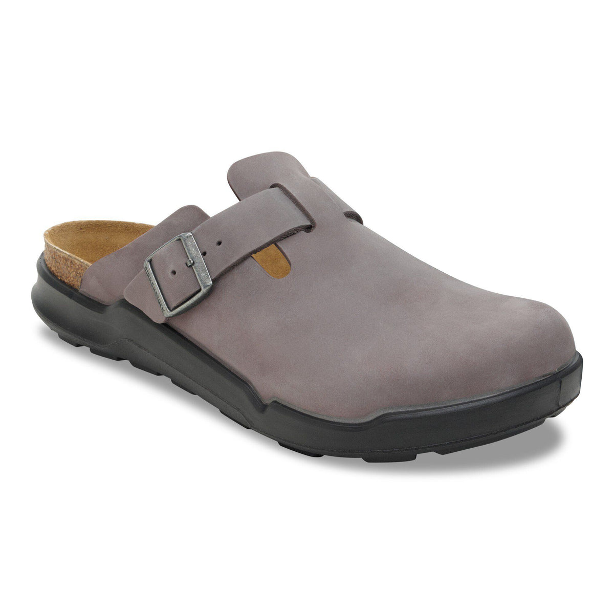 Boston Crosstown Oiled Leather in Color Iron | Birkenstock