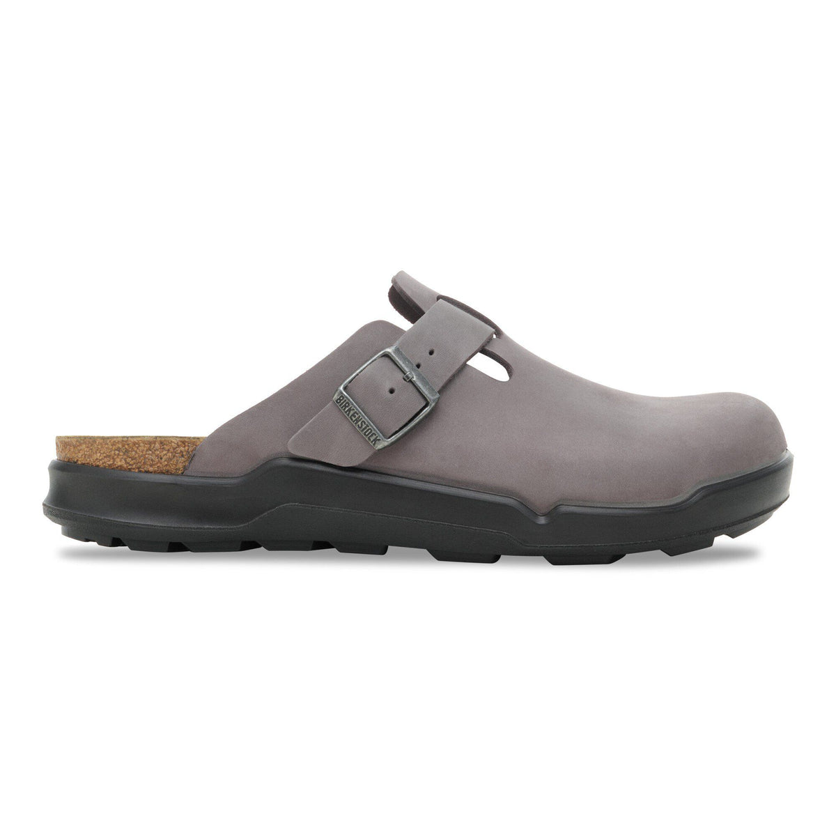 Boston Crosstown Oiled Leather in Color Iron | Birkenstock