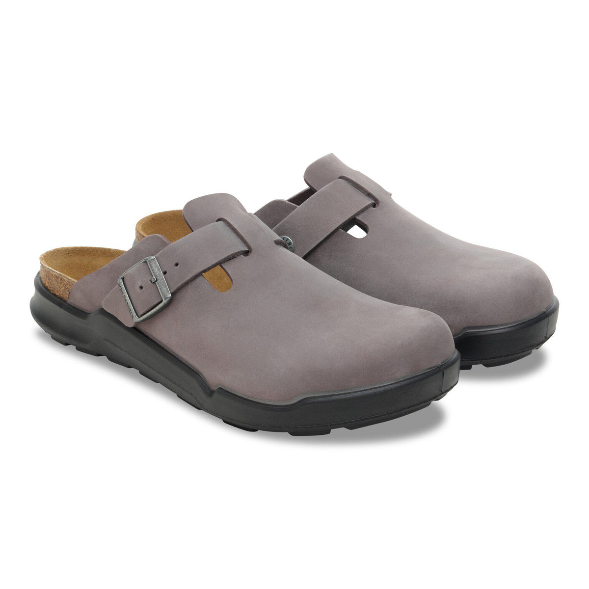 Boston Crosstown Oiled Leather in Color Iron | Birkenstock
