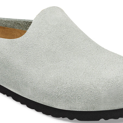 Amsterdam Wrapped Suede Leather in Color Pure Sage | Birkenstock