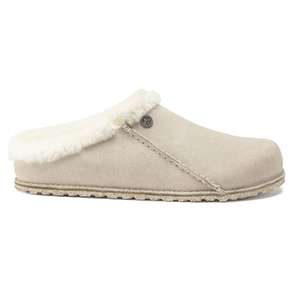 Zermatt Premium Suede Leather in Color Antique White | Birkenstock