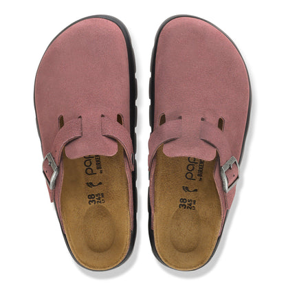 Boston Chunky Suede Leather in Color Pepper | Birkenstock